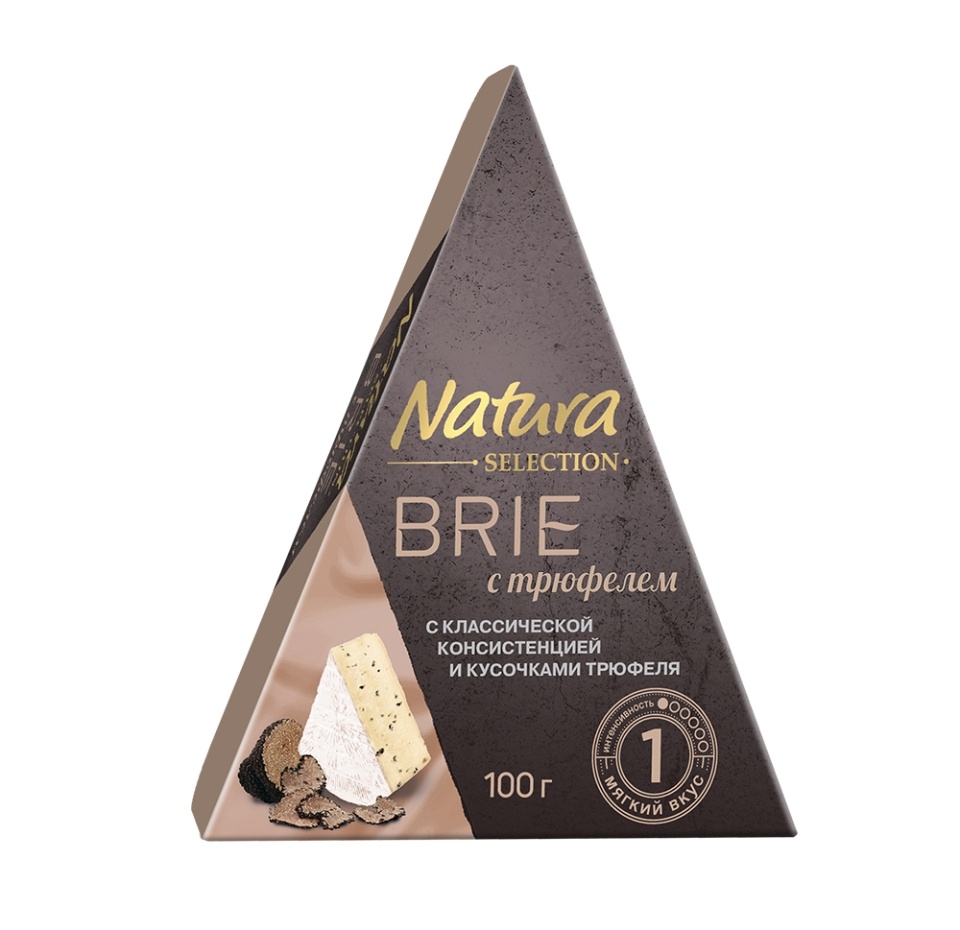 

Сыр Natura Selection Бри с трюфелем и белой плесенью 50% 100 г