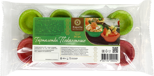 

Тарталетки PL 365 TempSubst Пикантные 24шт, 60г