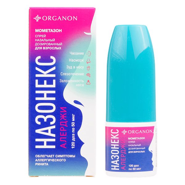 Назонекс алерджи спрей 50 мкг/доза 120 доз