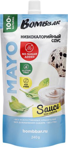 

Соус майонезный BombBar Майо без глютена 240 г