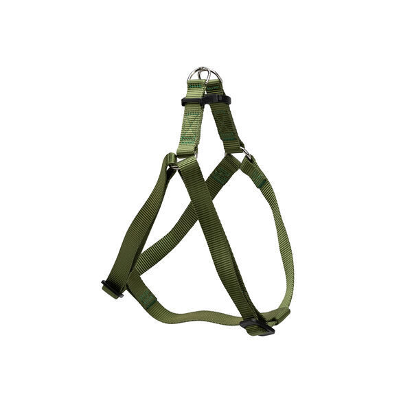 Шлейка для собак из нейлона Ferplast Easy, L, 34х9х9 см, оливковая