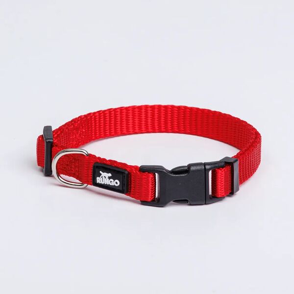 Ошейник нейлоновый для собак, 10 мм, 22-35 см, красный