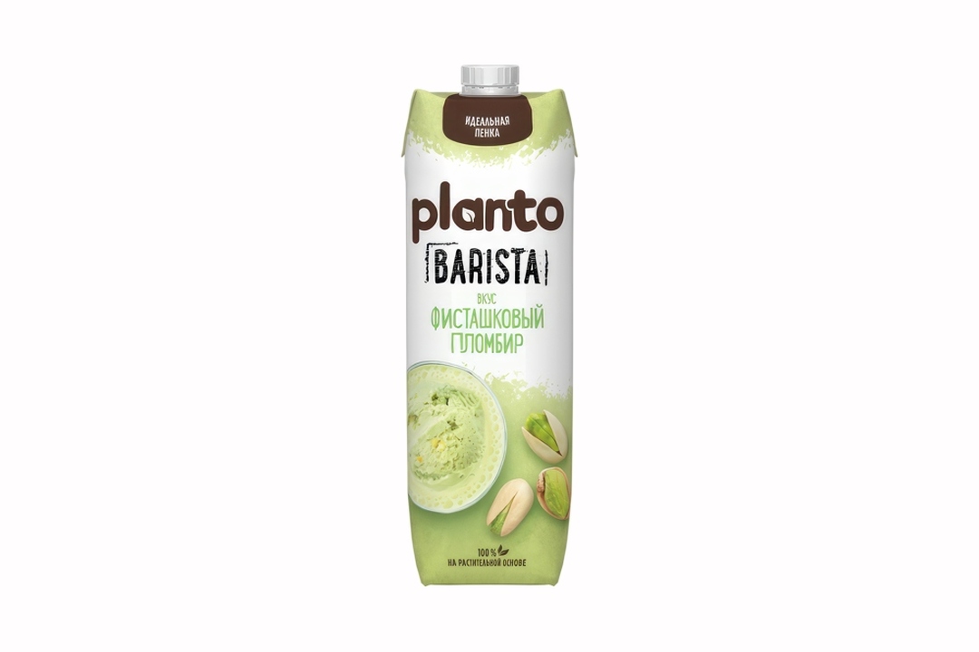 

Напиток Planto Barista со вкусом фисташкового пломбира соевый ультрапастеризованный 1 л