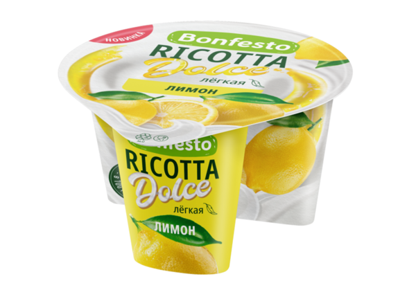 

Сыр мягкий Bonfesto Рикотта Лимон 40% 125 г