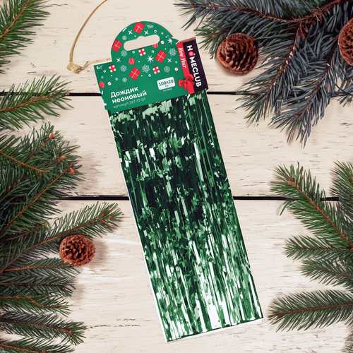 

Дождик Homeclub 100x20 см неоновый Арт. JxT-17-01 1 шт. в ассортименте