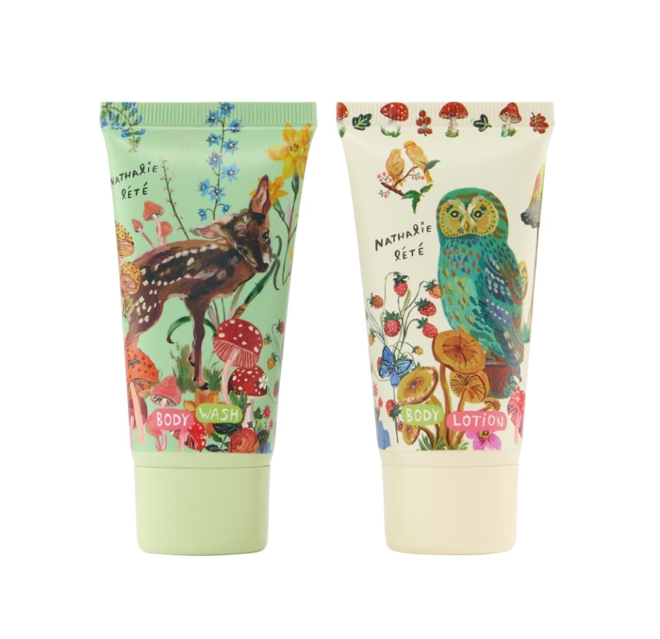 

Набор подарочный Nathalie Lete Forest Folk Крем для тела 50 мл, гель для душа 50 мл