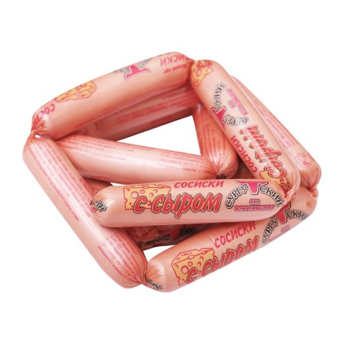 

Сосиски Сургутский мясокомбинат с сыром, вес