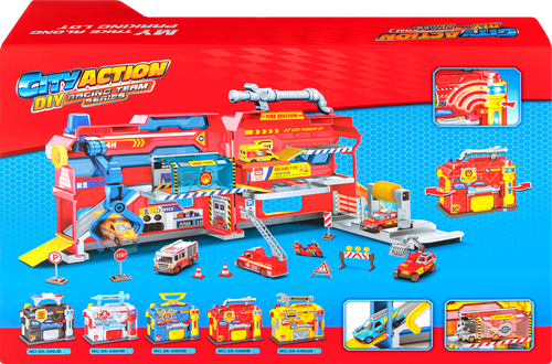 

Набор игровой City Action Factory package Парковка со световыми и звуковыми эффектами, Арт. SK-599XB