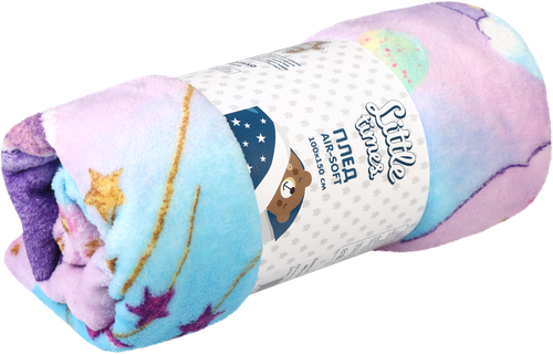 

Плед Little Times айр-софт 100x150 см 1 шт. в ассортименте