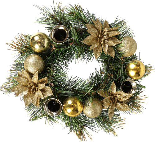 

Венок Homeclub WPT240318-4 Новогодний с декором 25 см