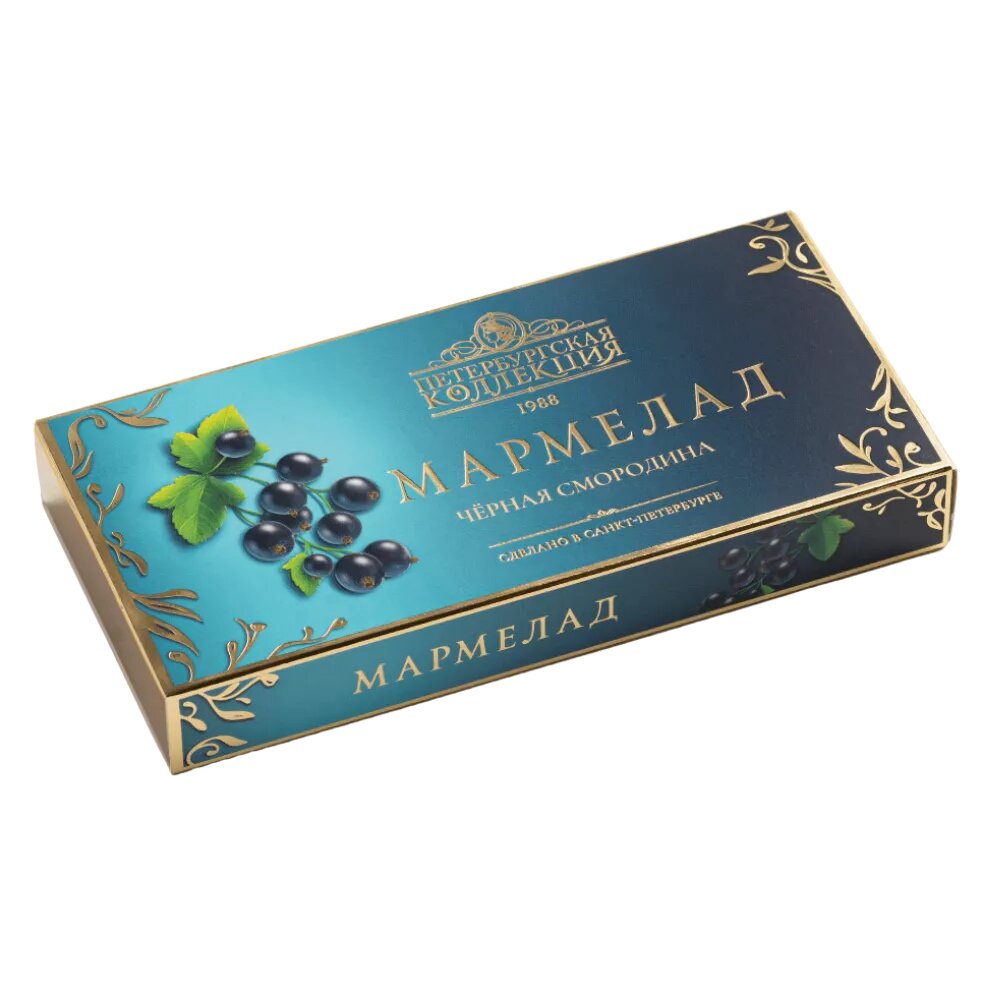 

Мармелад Петербургская Коллекция черная смородина 160 г