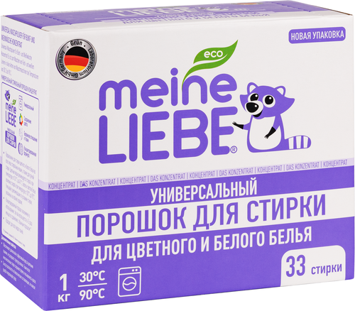 

Стиральный порошок Meine Liebe Eco универсальный 1 кг