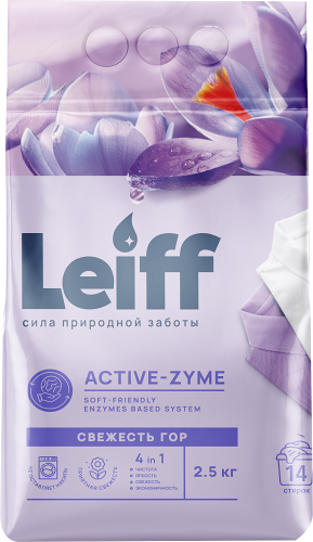 Стиральный порошок Leiff Свежесть гор, автомат, 2.5 кг