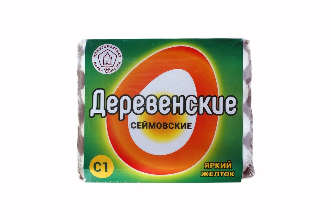 

Яйца куриные Сеймовские Деревенские С1 коричневые, 20 шт