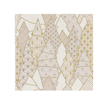 

Салфетки Home Collection Золотые ели на белом 33х33 см, 3 сл. 20 шт