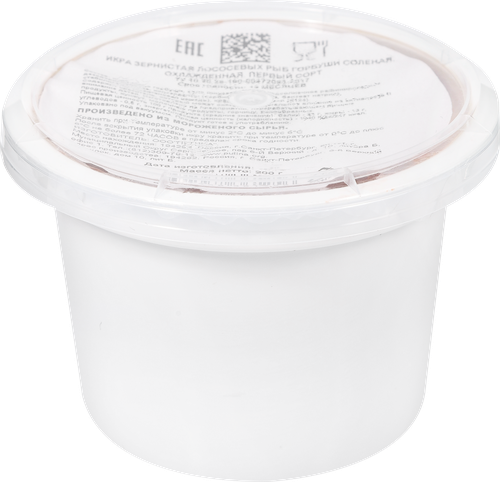 

Икра горбуши соленая зернистая, ястычная, 200 г