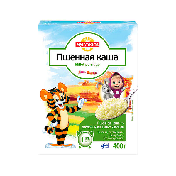 Каша Myllyn Paras пшенная 0,4кг