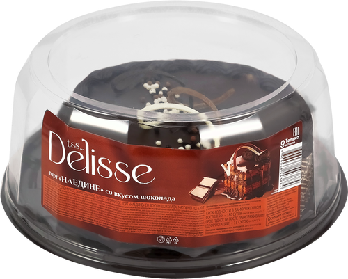 

Торт Delisse Наедине со вкусом шоколада 620 г