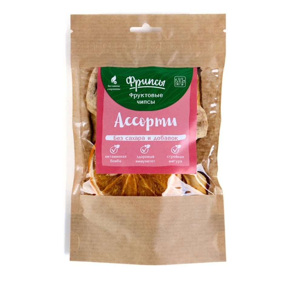 

Чипсы фруктовые ЭкоСнеки Фрипсы Ассорти 30 г