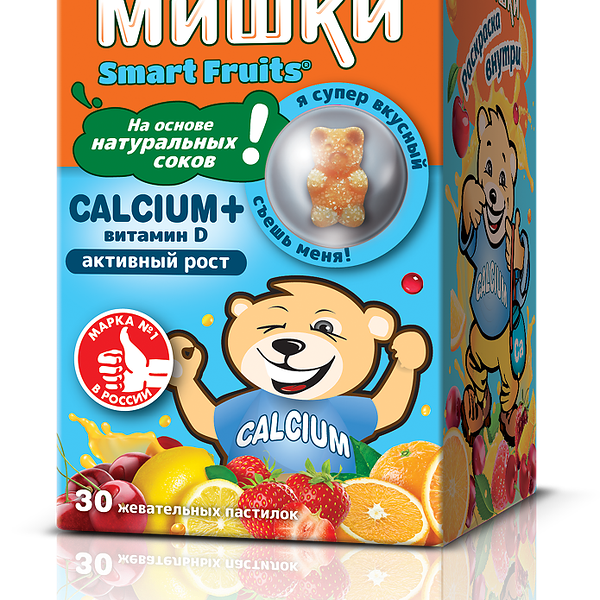 ВитаМишки Calcium + витамин D пастилки жевательные 30 шт