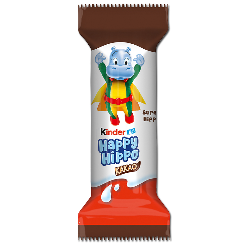 

Вафли Kinder Happy Hippo 20.7 г дизайн упаковки в ассортименте