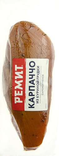 

Карпаччо Ремит сырокопченое из мяса птицы вес