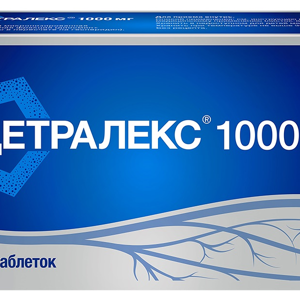 Детралекс таблетки 1000 мг 30 шт 