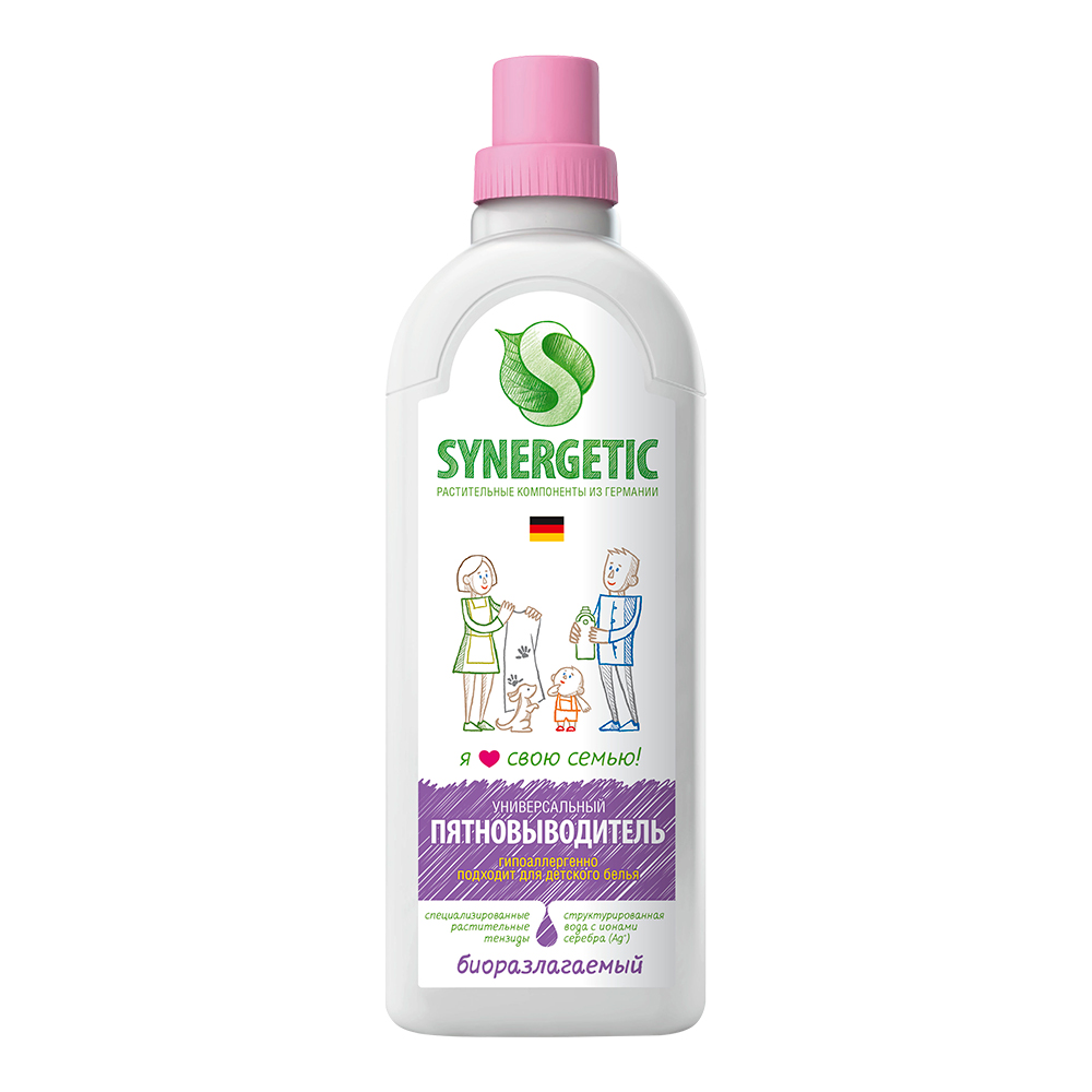 

Пятновыводитель жидкий Synergetic универсальный 1 л