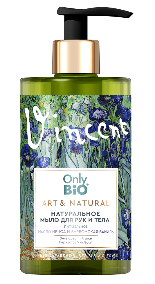 

Мыло жидкое Only Bio Искусство&Природа питательное ирис-ваниль 290 мл