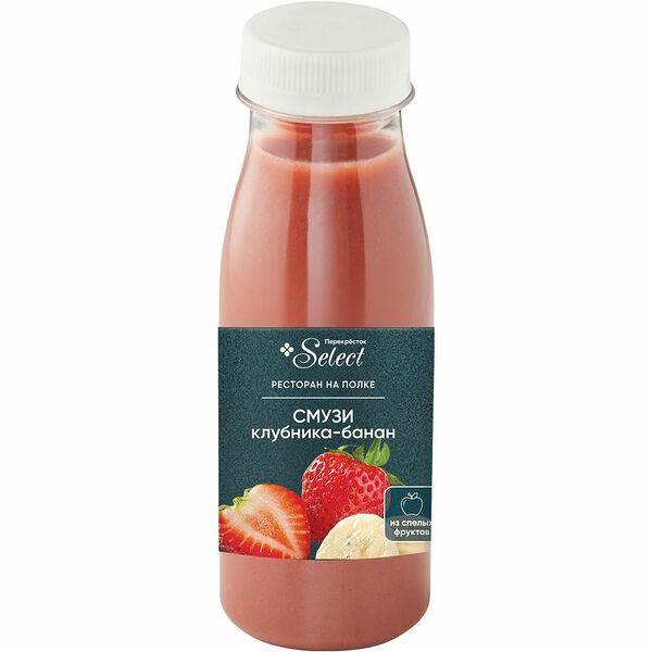 Смузи Клубника-Банан Перекрёсток Select 250 мл