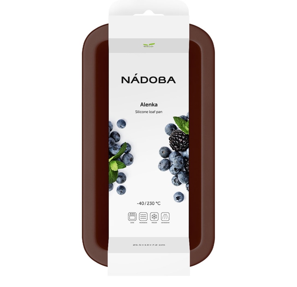 

Форма Nadoba для кекса, силиконовая 25.5x13x7.2 см серия Alenka