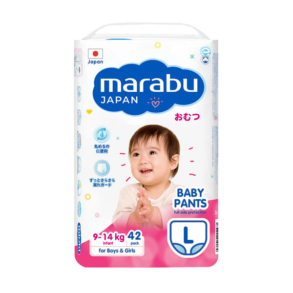 Подгузники-трусики Marabu L 9-14 кг 42 шт.