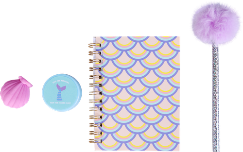 

Набор канцелярский Крок&Дилли подарочный для девочки 4 предмета