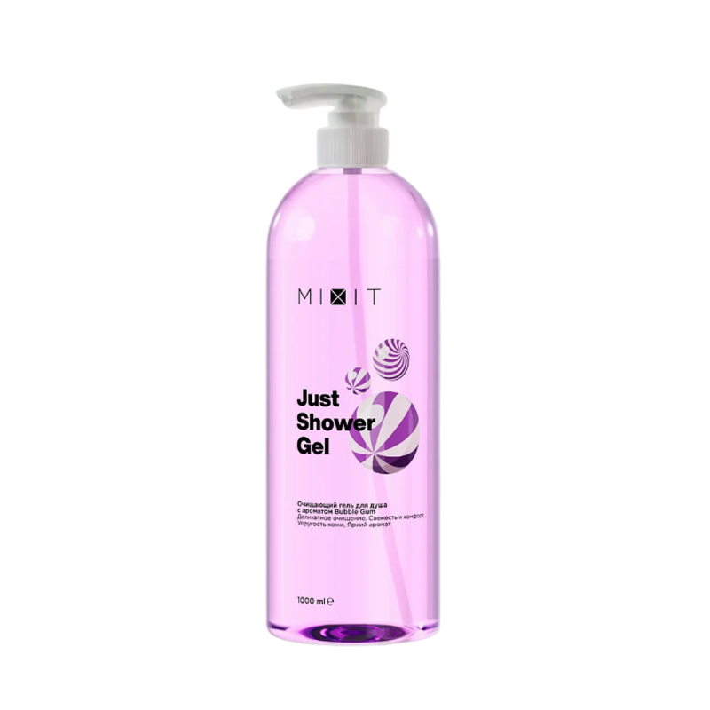 

Гель для душа очищающий Mixit Just Shower Gel Bubble Gum 1 л