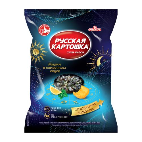 

Чипсы Русская картошка картофельные мидии в сливочном соусе 105 г