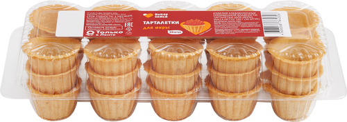 

Тарталетки для икры Выбор Семьи 30 шт, 180 г