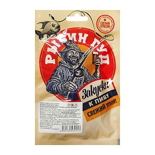 Ассорти из разных видов рыб Рыбин Гуд вяленое 30 г