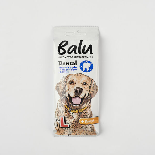 Лакомство Balu Dental для собак крупных пород размер L