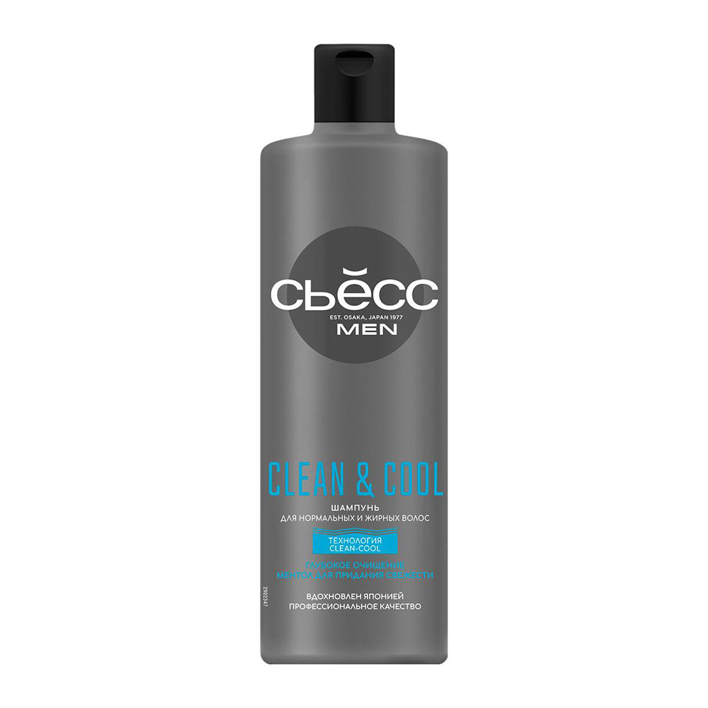 

Шампунь Сьёсс Men Clean&Cool для нормальных и жирных волос 450 мл