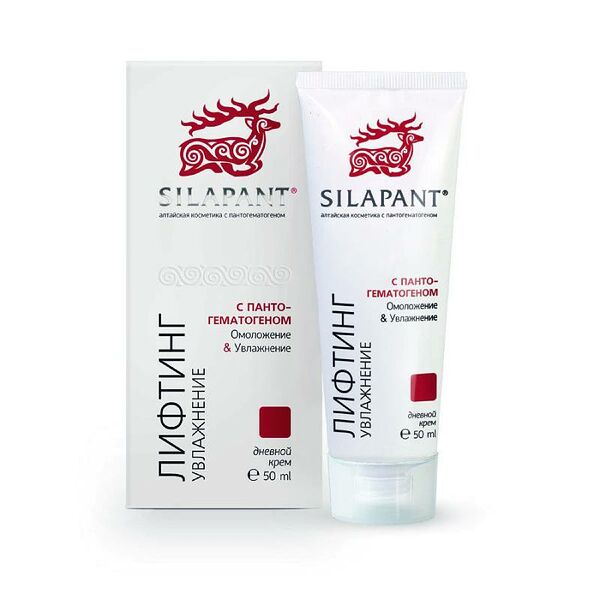 Крем для лица Silapant лифтинг увлажнение с пантогематогеном дневной 50 мл