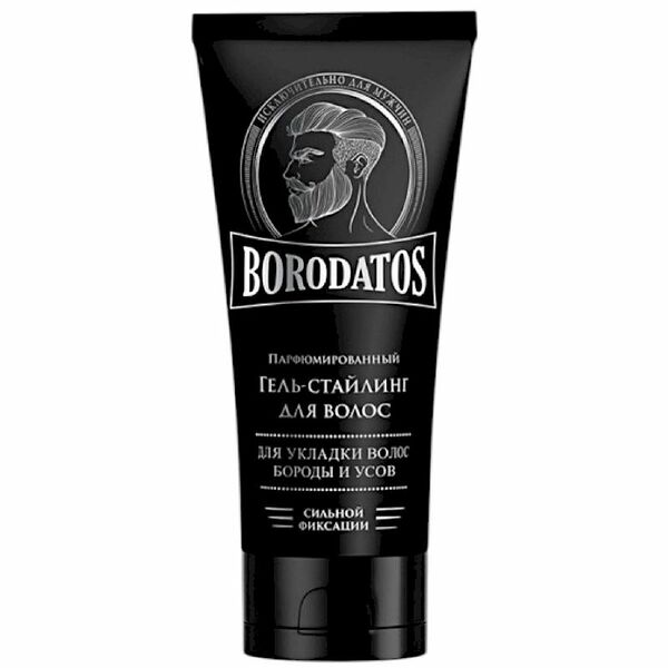 Гель-стайлинг для волос Borodatos парфюмированный сильной фиксации 75 мл