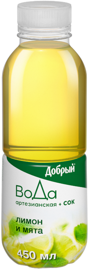 

Добрый Вода + Сок с лимоном и мятой 900 мл