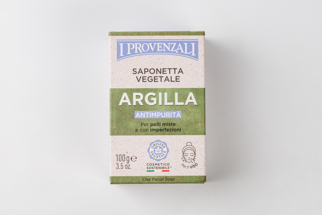 

Мыло-глина I provenzali для лица против загрязнений для комбинированной кожи, 100 г