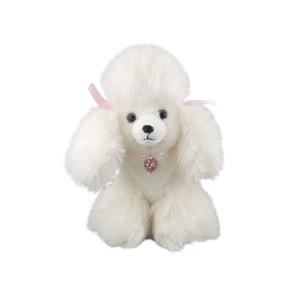 

Игрушка мягкая Плюшленд Собачка Пудель белый, Китай