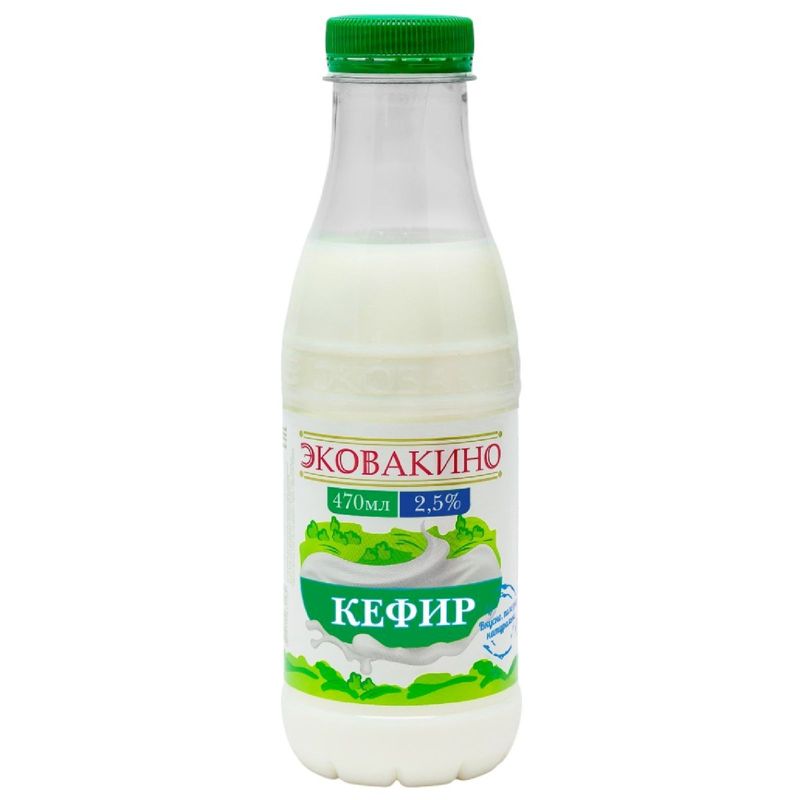 

Кефир Эковакино 2,5% 470 мл