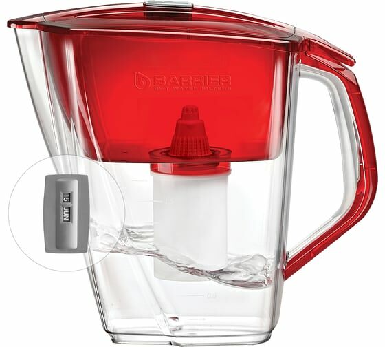 Фильтр-кувшин Барьер Гранд Neo, 4 л, рубин, пластик