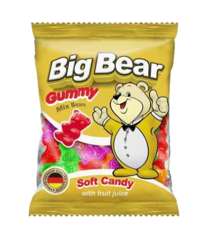 

Мармелад жевательный Big Bear Мишки Микс с фруктовым соком 80 г