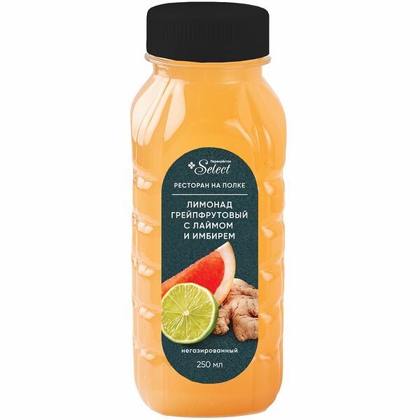 Лимонад Шеф Перекрёсток грейпфрутовый с лаймом и имбирем 250 мл