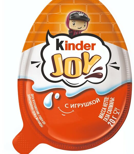 Яйцо с игрушкой-сюрпризом Kinder Joy 20г в ассортименте