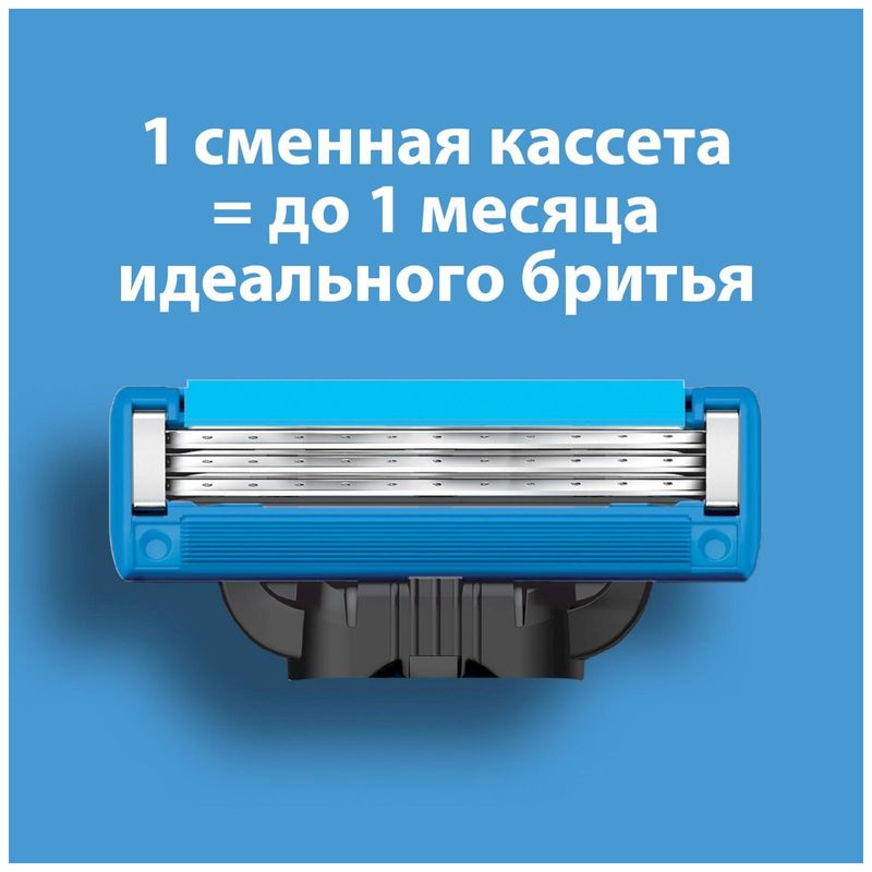 

Бритва Gillette Mach3 Turbo Red с 2 сменными кассетами
